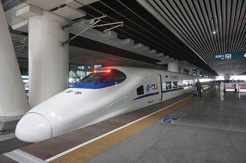Bullet train from Guangzhou