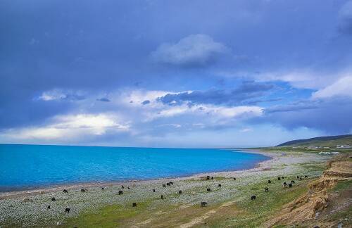 View of Qinghai Lake