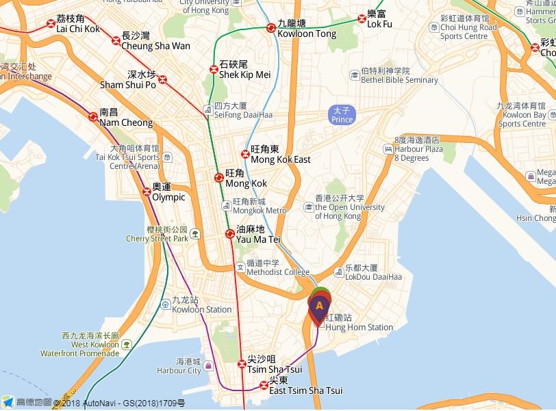 Hung Hom Railway Station Map