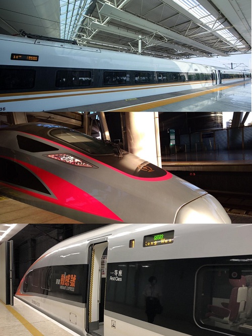 three main series of high-speed trains