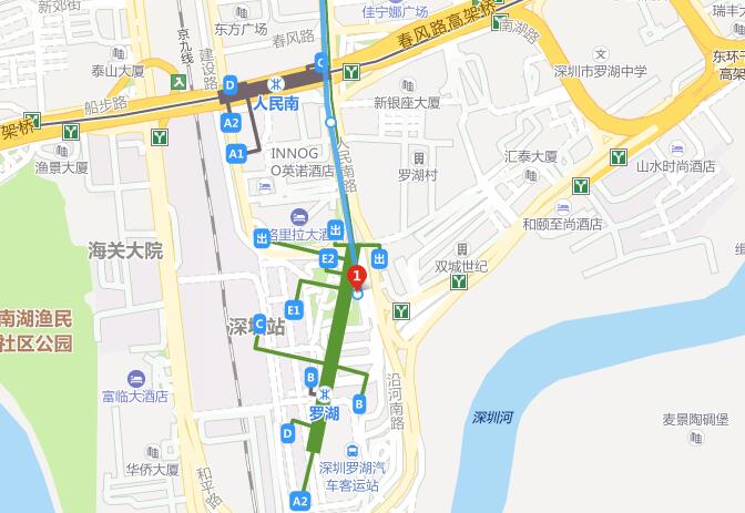 Shenzhen Railway Station Bus Map