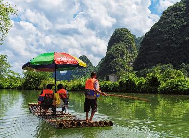 Yulong River Bamboo-Rafting