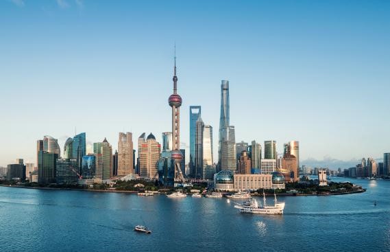 Classic Western-style buildings in the Bund