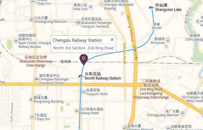 Chengdu Railway Station Map