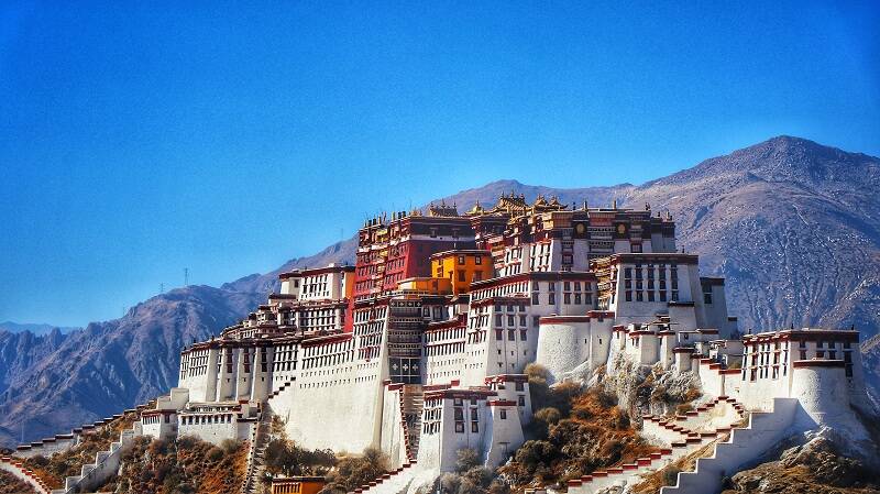 The Potala Palace at 3,700 meters