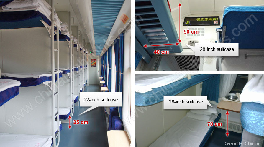 Official China Railway's Baggage Allowance for Bullet/Normal Trains