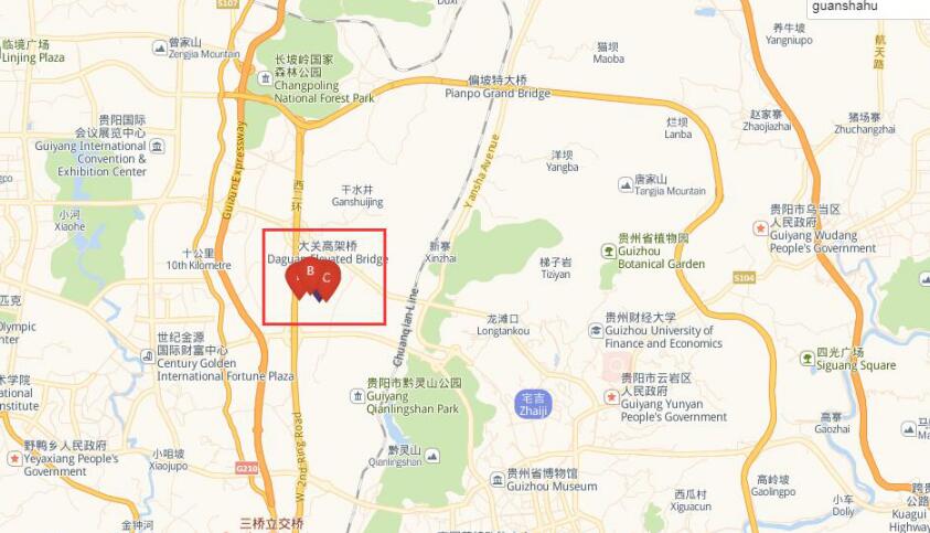 Guiyang North Railway Station Map