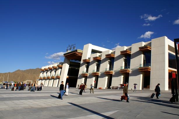 The appearance of Lhasa Railway Station