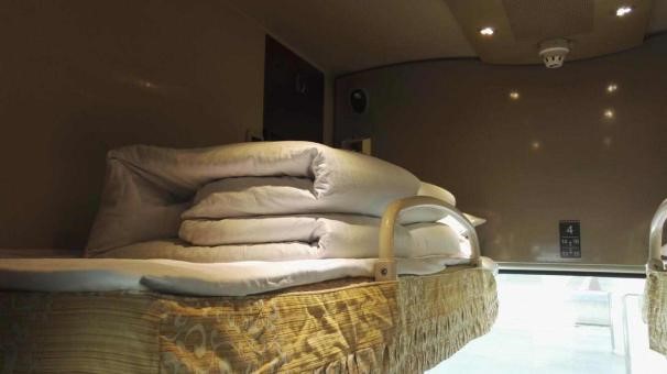 The soft sleeper berth on a Tibet train