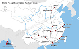 Hong Kong High-Speed RailWay Map